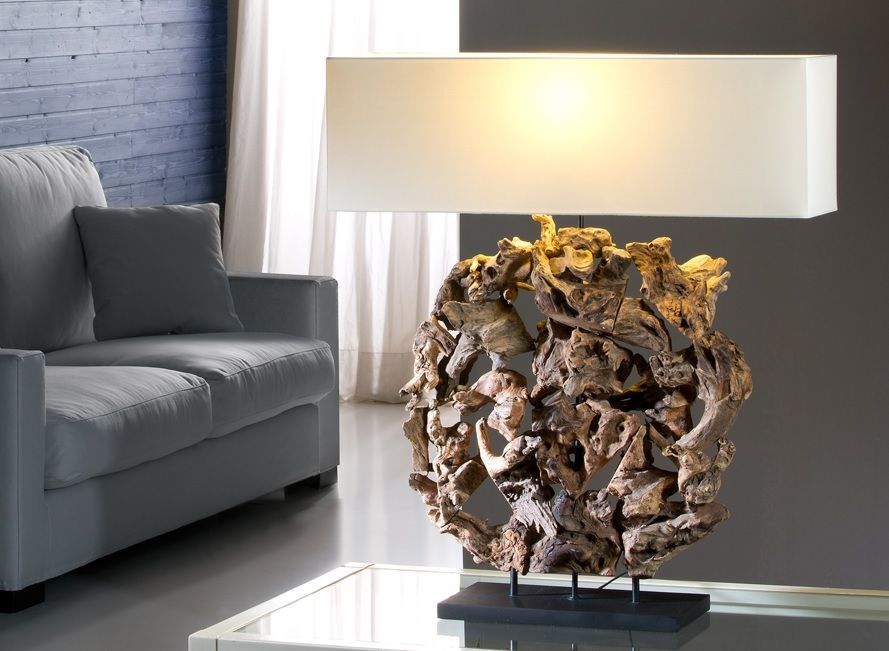 lamparas de mesa escultura