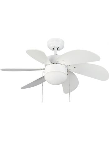 Blanco 112 cm /Øx 45 cm Incluye control Remoto Luz 2xE27 RPS Ventilador de Techo SEVILLA con luz 4 Aspas y 3 Velocidades