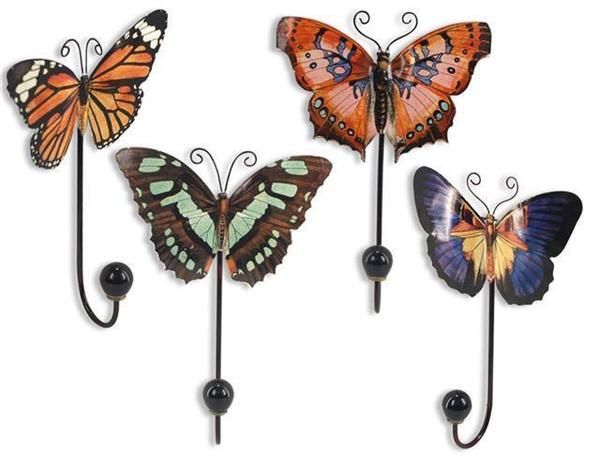 percheros mariposas