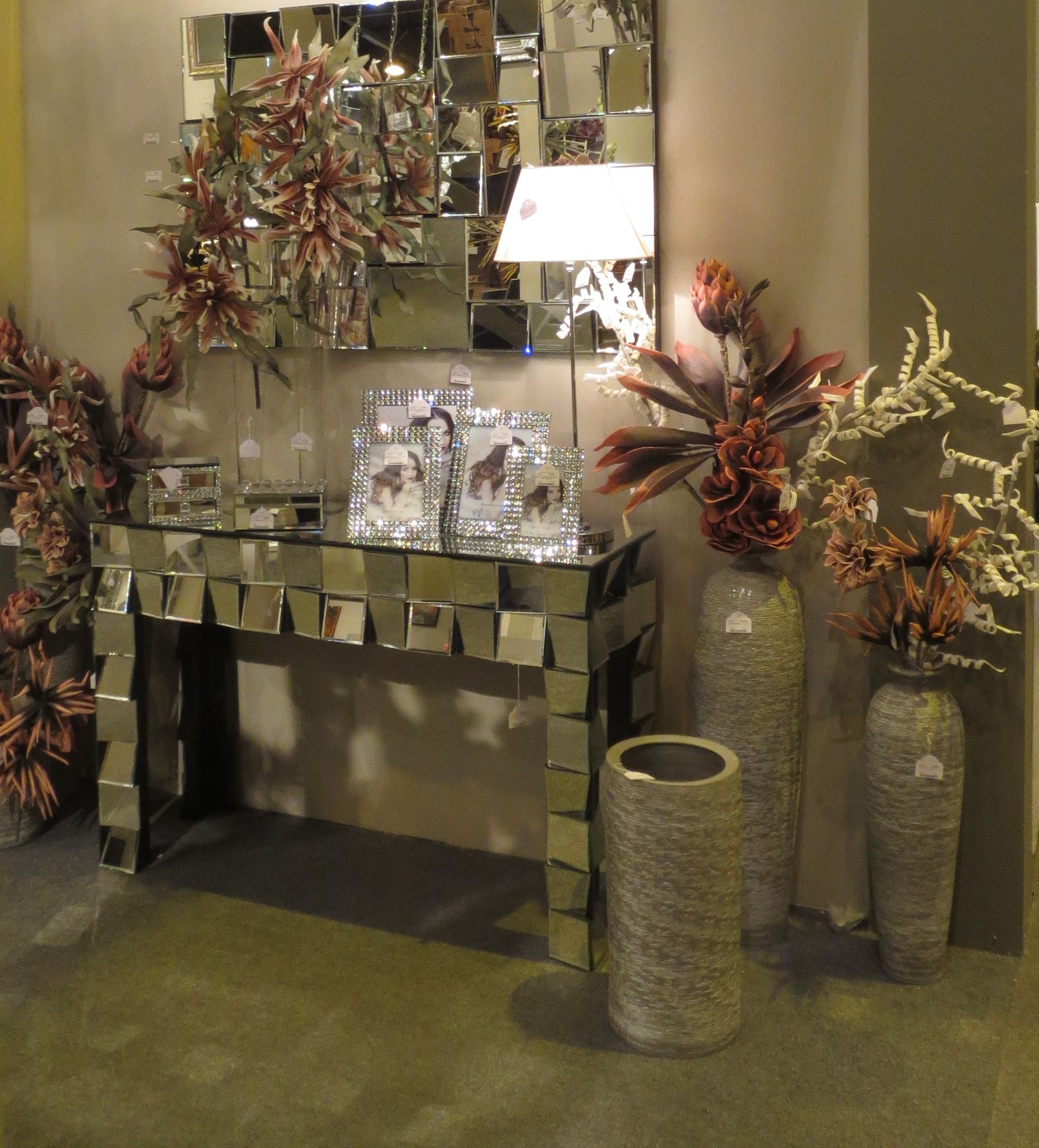 recibidor en cristal