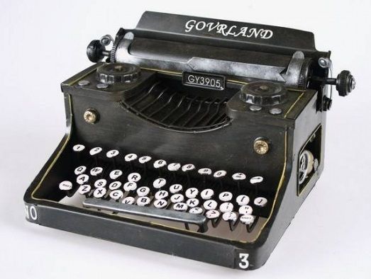 decoracion maquina escribir