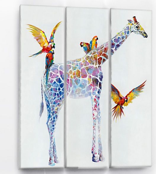 Tríptico Jirafa
