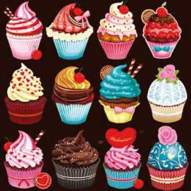 cuadros de cupcakes