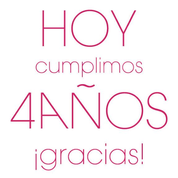 4º Aniversario del Blog I Love Mis Lámparas