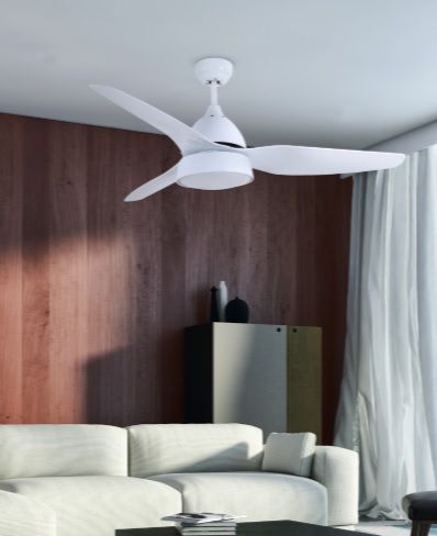 ventiladores de diseño blancos