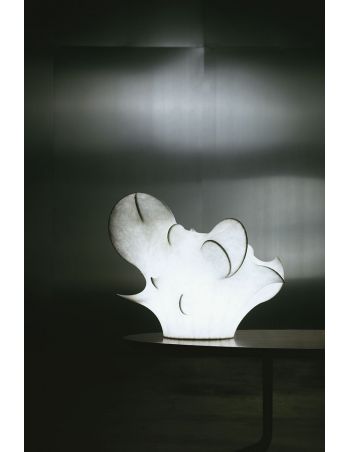 Lámpara Sobremesa Tela Ajustable