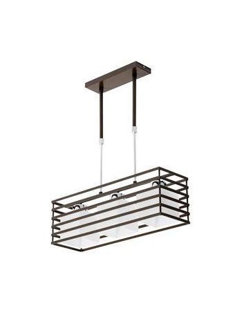 Lámpara 3 luces rejilla