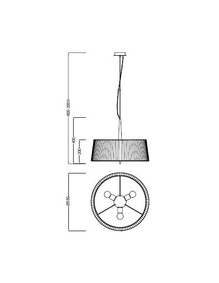 Luminaria Loewe Colgante Mantra