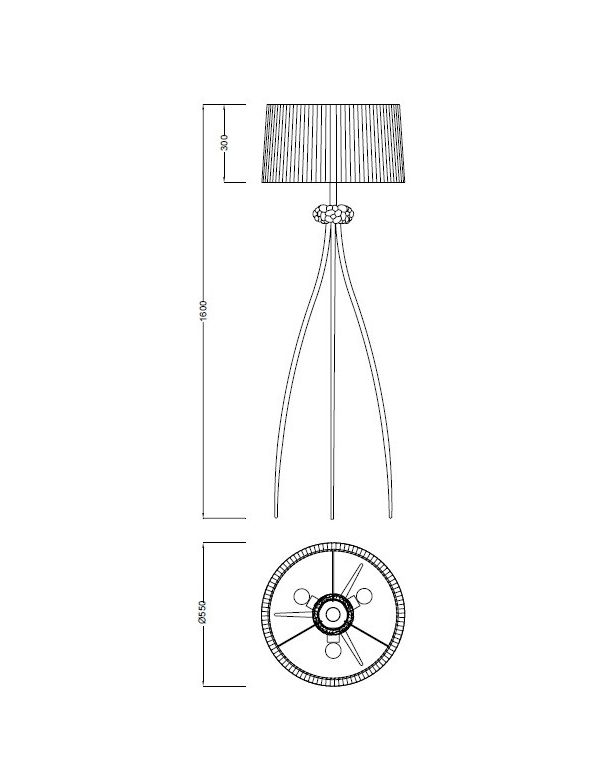 Lámpara de Pie Loewe