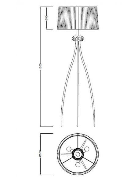 Lámpara de Pie Loewe