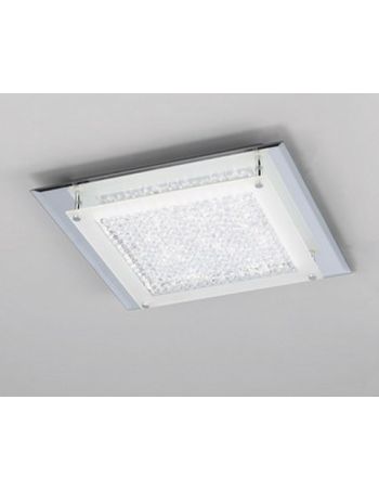 Plafón Cuadrado Crystal Led Mantra