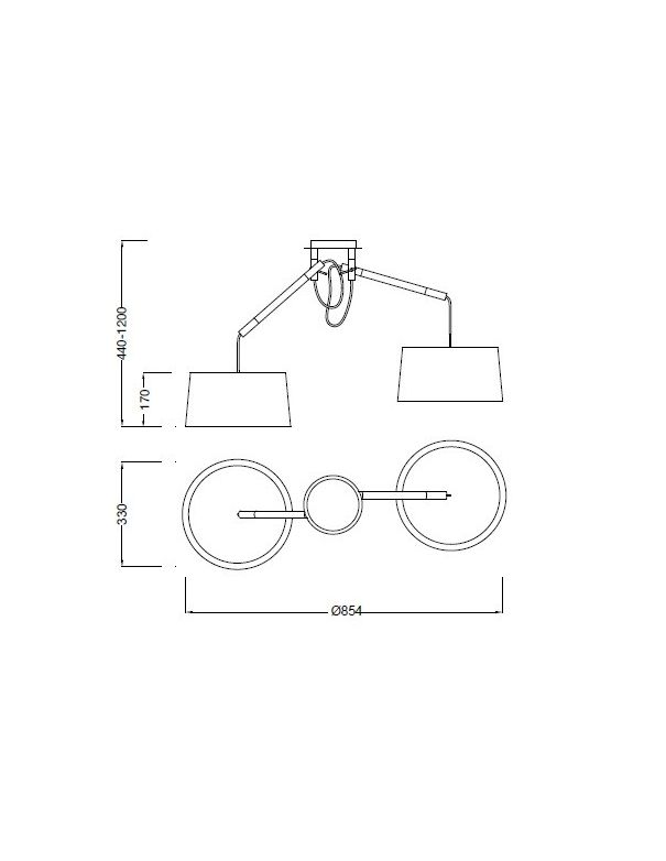 Lámpara Nórdica Mantra