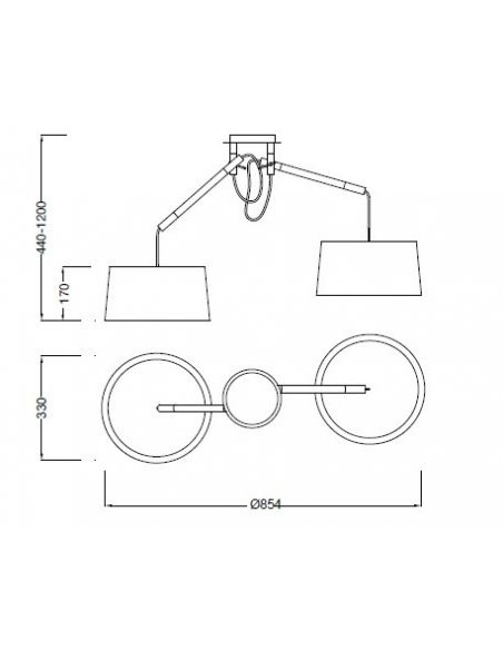 Lámpara Nórdica Mantra