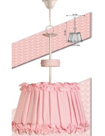 Lámpara Techo Rosa