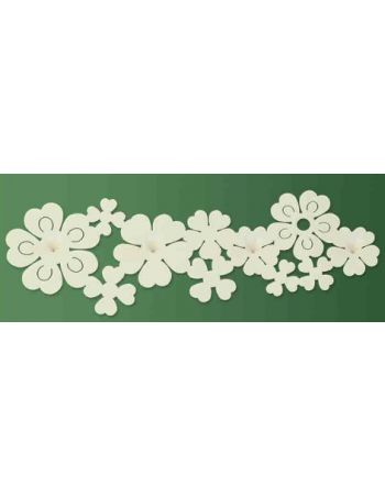 Perchero de Pared con 4 Ganchos