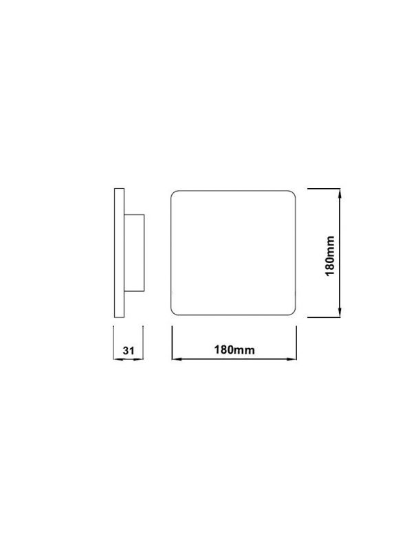 Aplique Led Bora Bora