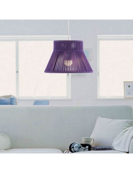 Lámpara Pantalla Cuerda