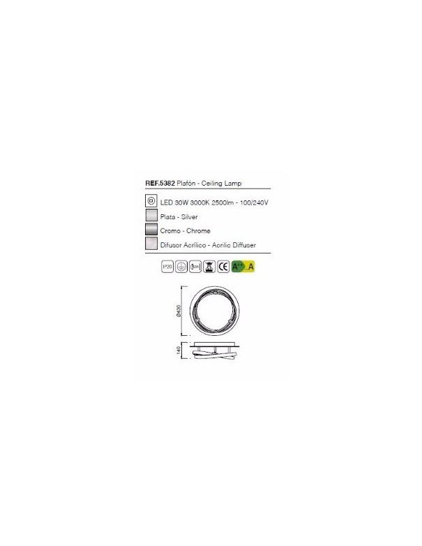 Comprar Plafón Infinity