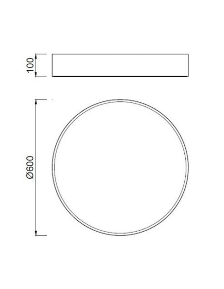 Plafón Cumbuco Mantra