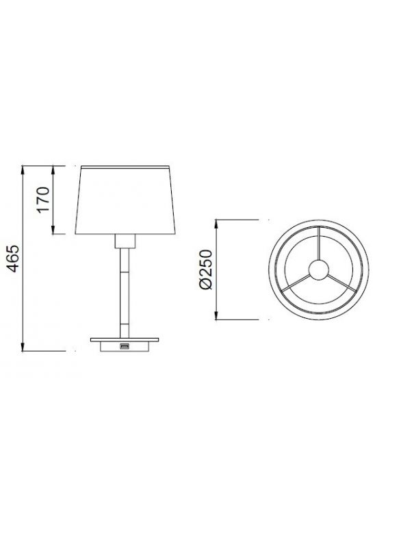 Sobremesa con USB Mantra