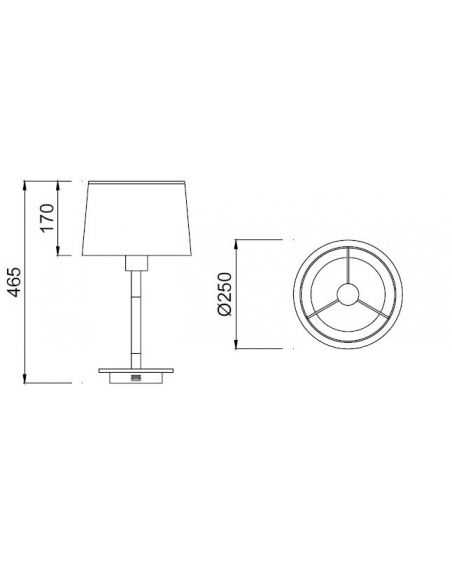 Sobremesa con USB Mantra