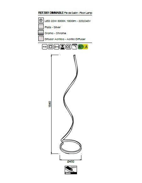 Nur XL Lámpara de Pie