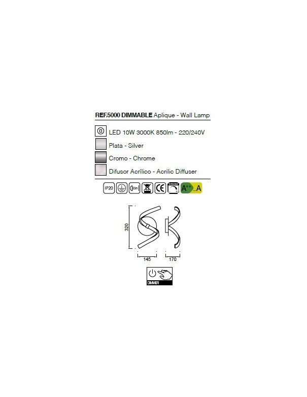 Aplique de Pared Nur