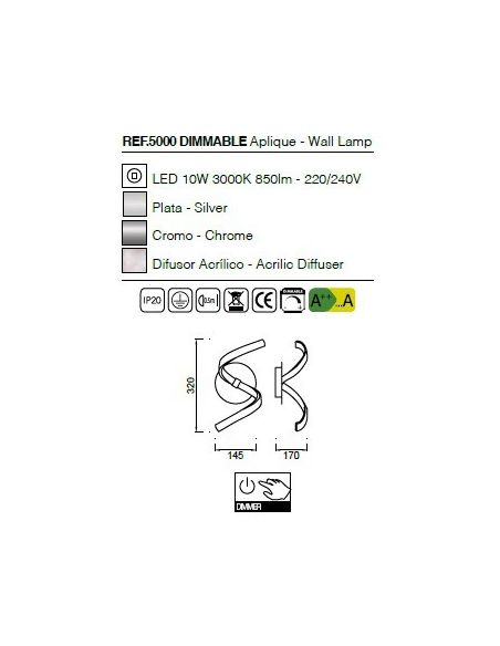 Aplique de Pared Nur