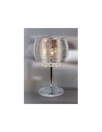 Lámpara Rinconera Bolas de Cristal