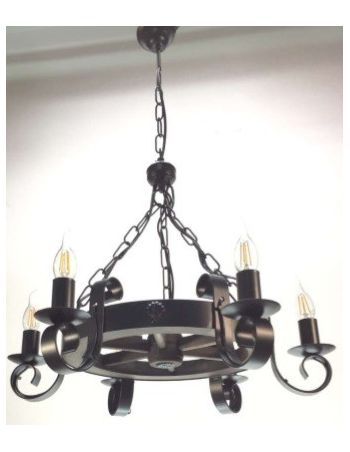 Lámpara 4 luces fabriluz