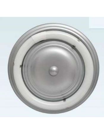 Plafón Fluorescente Plata