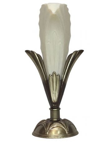 Bronce Sobremesa Tulipa Hoja