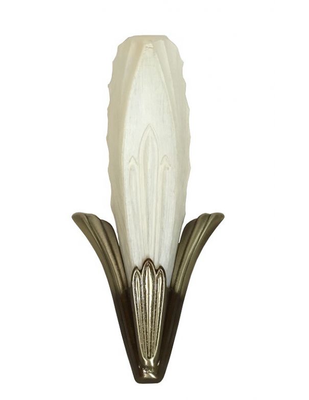 Bronce Aplique Tulipa Hoja