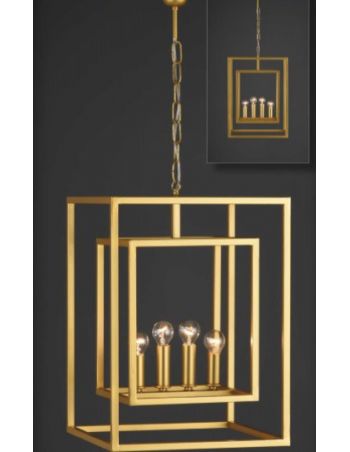 Iluminación Salón Rústico