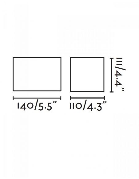 Apliques Aptos para Interior y Exterior