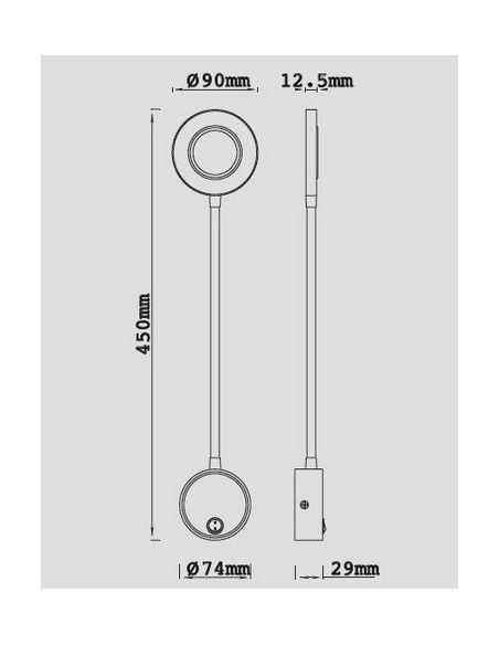 Aplique 1 luz OFERTA