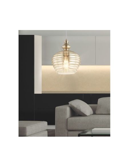Lámpara de Colgar Dorada Low Cost