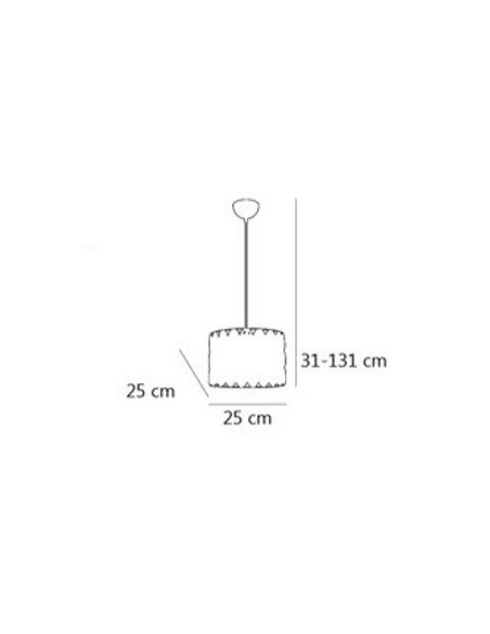 Lámparas Malla Cristal