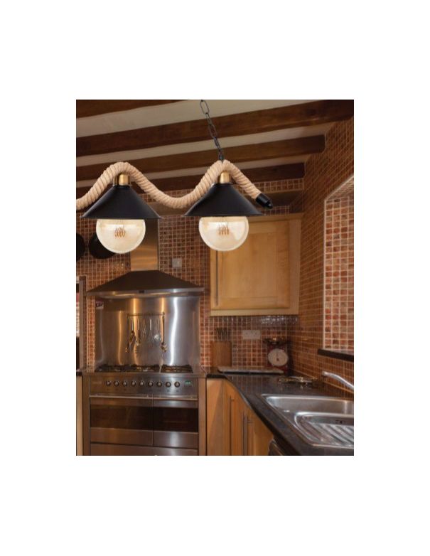 Iluminación Casa Rústica