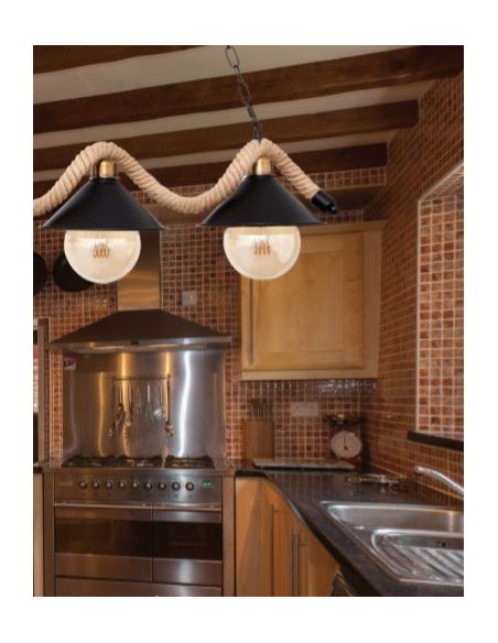 Iluminación Casa Rústica