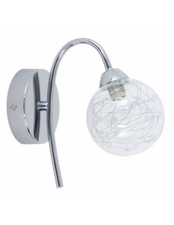 Aplique de Pared de cristal blanco muy barato - Luz Sevilla