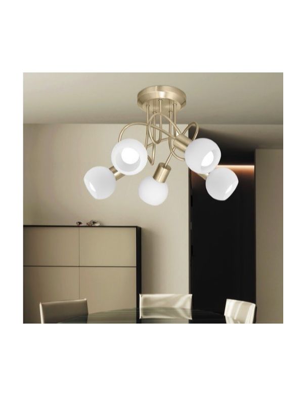 Comprar Luminarias Tulipas de Cristal Mate Opal