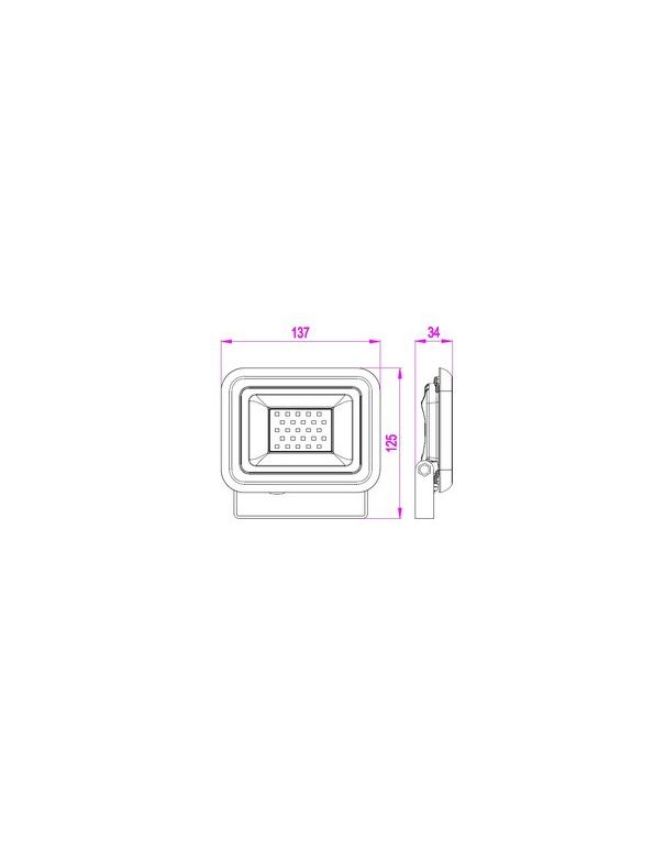 Proyector Exterior Alta Resistencia