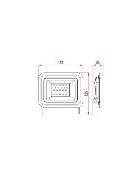 Proyector Exterior Alta Resistencia