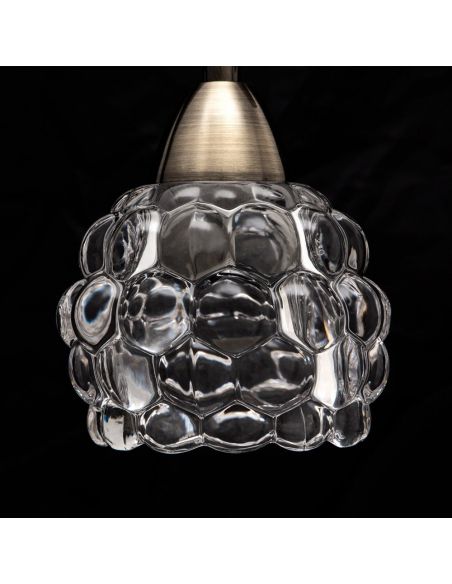 Lámpara sobremesa tulipa cristal