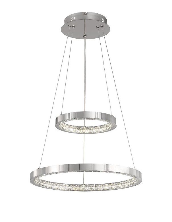 Lámpara Led de Acero Cromo