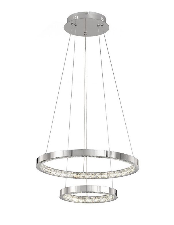 Lámpara Led de Acero Cromo