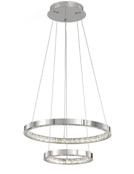 Lámpara Led de Acero Cromo