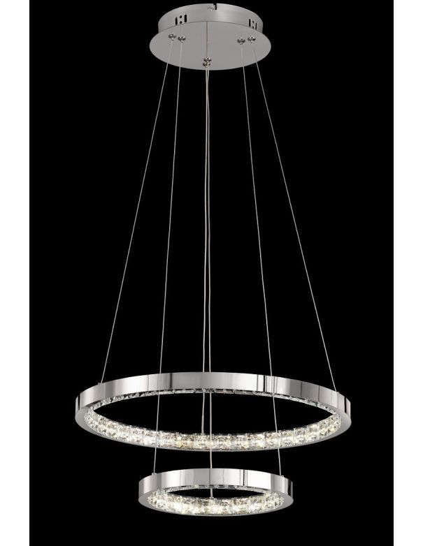 Lámpara Led de Acero Cromo