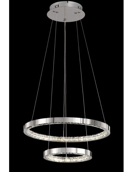 Lámpara Led de Acero Cromo